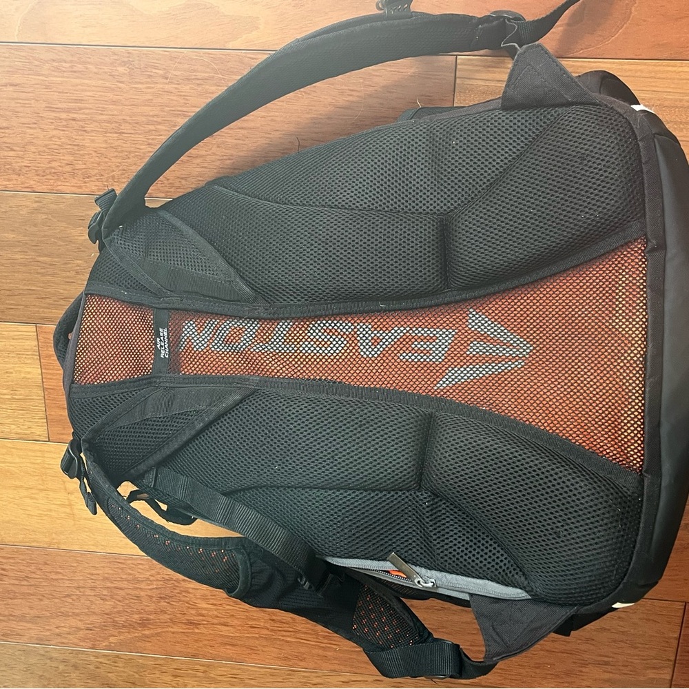 Easton Black and Orange Men's Baseball Backpack